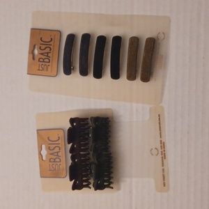 4/$30 New Velour Hair Clips & Barettes